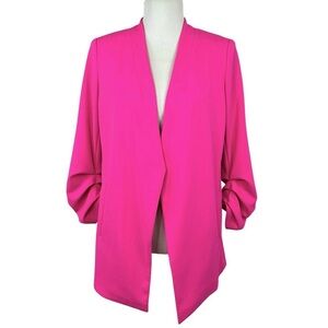 Women's Pink Open Front Jacket